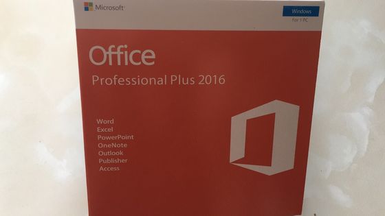 การ์ดดีวีดี Microsoft Office 2016 บ้านและธุรกิจหลายภาษา