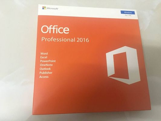 รหัสเปิดใช้งาน Professional 1 ชิ้น Pack MS Office 2016 ทำงานได้ 100%