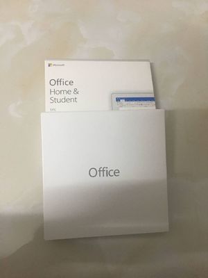 ดีวีดีขายปลีกที่ใช้งานได้ 100% Microsoft Office 2019 Home & Student