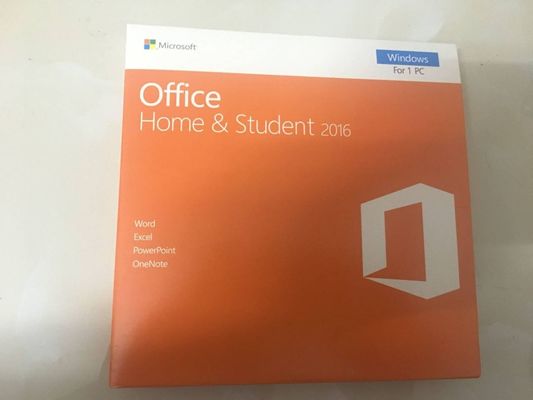 1 ชิ้นแพ็ค Microsoft Office 2016 บ้านและรหัสขายปลีกของนักเรียน
